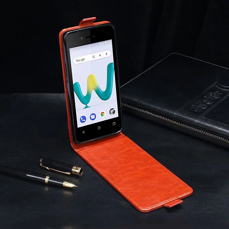 Для Wiko Sunny 3 Mini чехол Роскошный кожаный флип-чехол для защитный телефона задняя
