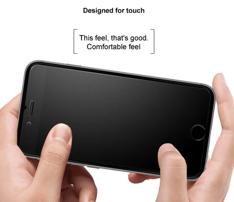 Матовое закаленное стекло без отпечатков пальцев для iphone 11 Pro Max XS MAX XR X 7 8 Plus 6S 6 Plus 5 5S SE матовая защитная пленка