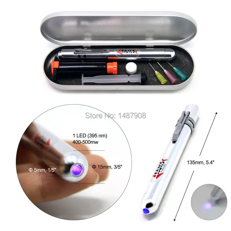 SAMSFX набор инструментов для завязывания мушек с УФ-отверждсветильник Диспенсер