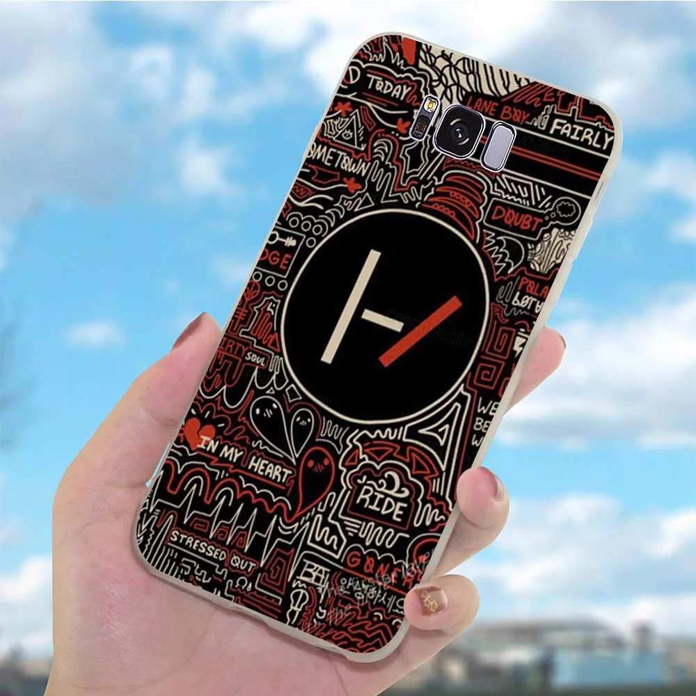 Чехол для телефона из ТПУ Twenty One 21 Pilots противоскользящий чехол Galaxy Samsung S8 Plus S9 M10 M20