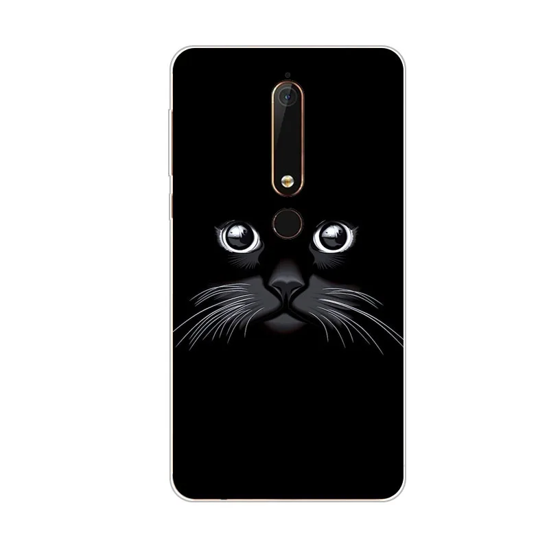 Для Nokia 6 2018 чехол силиконовый bandersnatch Живопись мягкий ТПУ задняя крышка для защиты