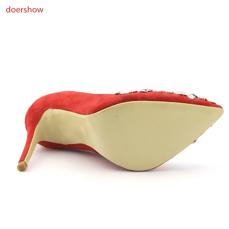 Doershow итальянский комплект из двух предметов: женская обувь и сумка в итальянском