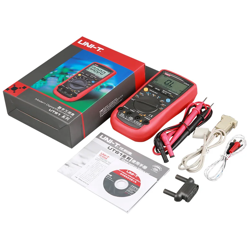 UNI T UT61A UT61B UT61C UT61D UT61E Цифровой мультиметр true rms AC DC Meter Программное обеспечение CD &