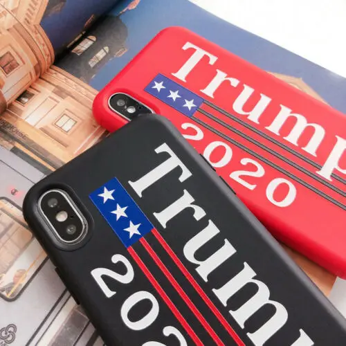 2 вида цветов Горячая Мода США Трамп 2020 чехол для телефона iPhone X XS MAX XR 8 7 6 6S
