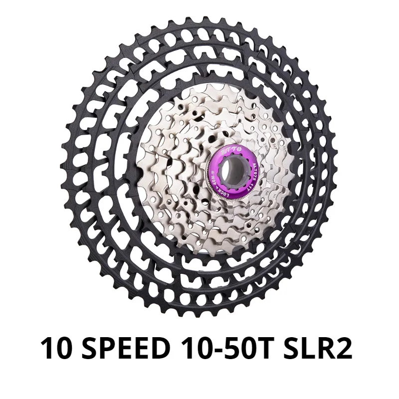 10S 11-50T SLR2 ZTTO 10 speed 11-28 T/36 T/40 T/42 T/46 T/50 T дорожный велосипед MTB кассета для велосипеда кассета свободного хода звездочка - Цвет: 10S 11-50T SLR2