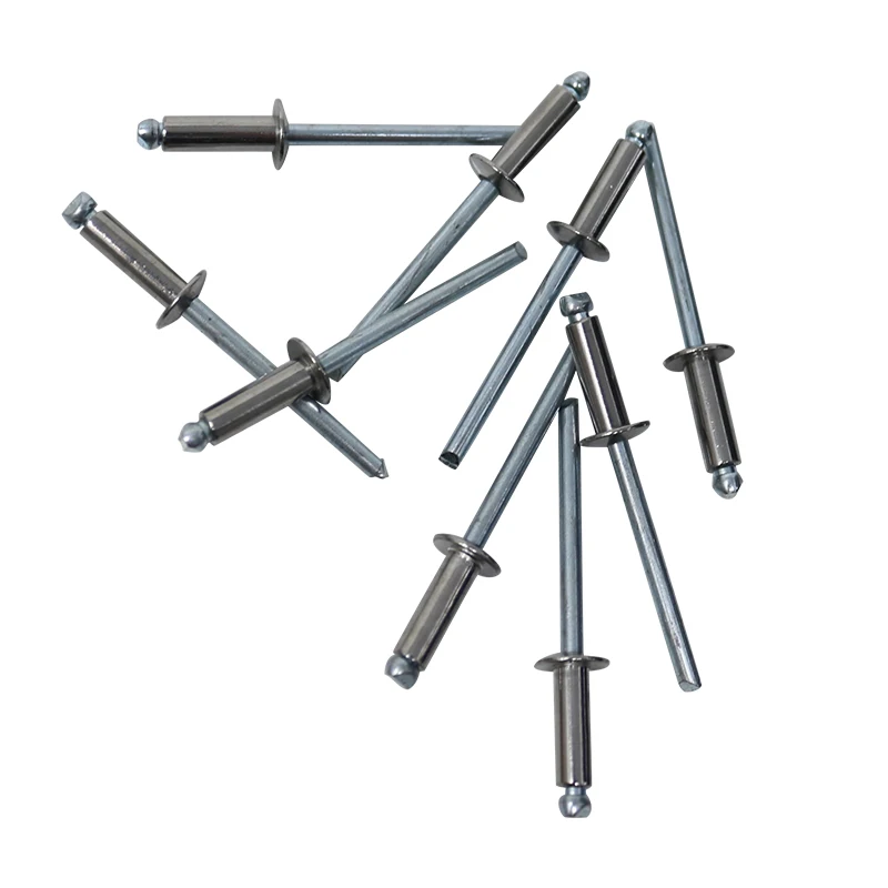 

T.K.EXCELLENT Blind Rivets / Pop Rivets 304 Stainless Steel + Q195 Carbon Steel Anti-corrosion 3.2*8 4*12 4*14 4.8*18 76Pcs