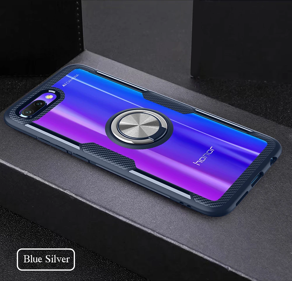 Чехол для huawei mate 20 Lite mate 9 10 30 P20 P30 Pro lite для Honor 8X Max 20 8S 10 lite чехол с магнитным кольцом и держателем для пальцев чехол