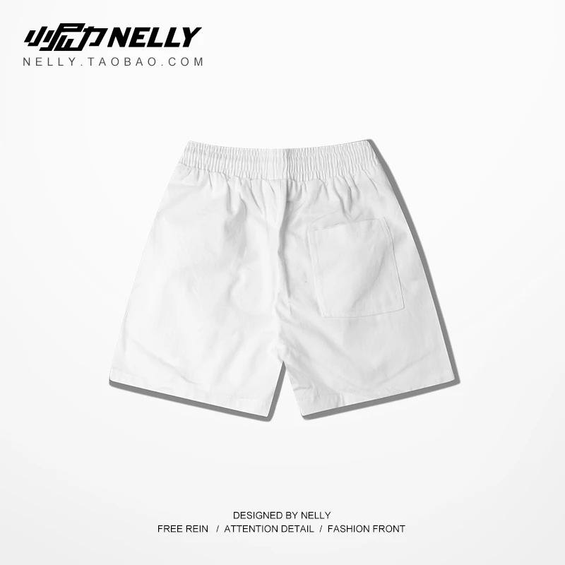 NELLY 2018 летние простые однотонные шорты в британском стиле женские повседневные