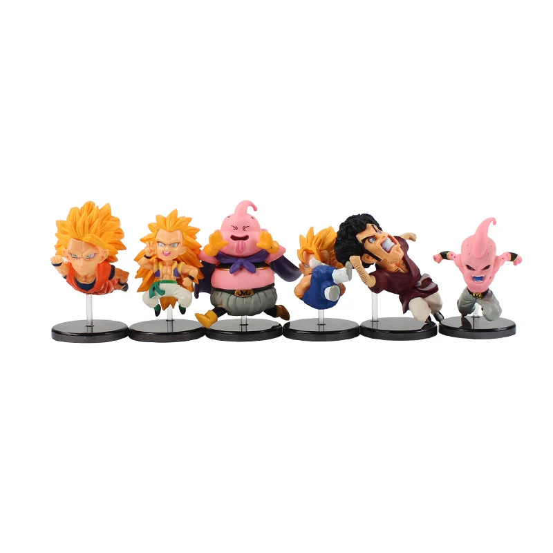 6 шт./лот фигурка Драконий жемчуг Гоку Гохан Вегета плавки Kale Jiren Cell Frieza Gotenks Buu Piccolo Beerus Zamasu WCF модель игрушки - Цвет: Style M
