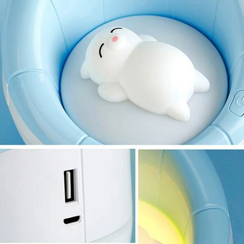 Portable 350Ml Ultrasonic Led Night Light Sofa Aroma Usb Charging Humidifier Air Essential Oil Diffuser Purifier Atomize | Бытовая