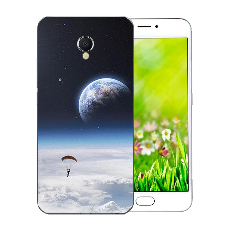 5 дюймов для Meizu MX6 космический мир шаблон чехол телефона Mx 6 Meilan Mx6 Мягкий ТПУ