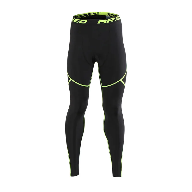 Мужские теплые зимние спортивные Леггинсы ARSUXEO флисовые компрессионные колготки