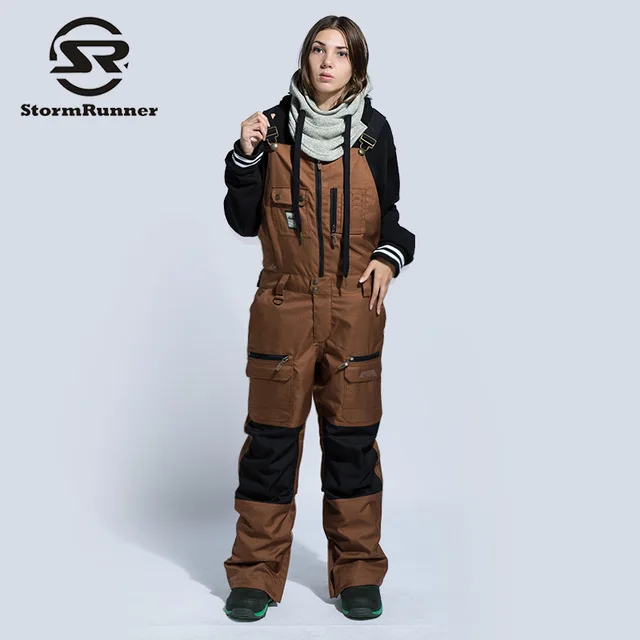 STORM RUNNER, женские лыжные брюки, водонепроницаемые зимние брюки, уличные зимние спортивные теплые штаны для сноуборда, женские зимние лыжные штаны - Цвет: PANTS   2