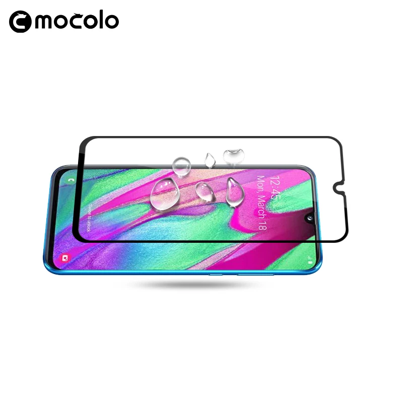 Для samsung A50 Защитная пленка для экрана Mocolo полное покрытие полностью клеящаяся пленка из закаленного стекла для samsung A30 A40 Защитная пленка для экрана