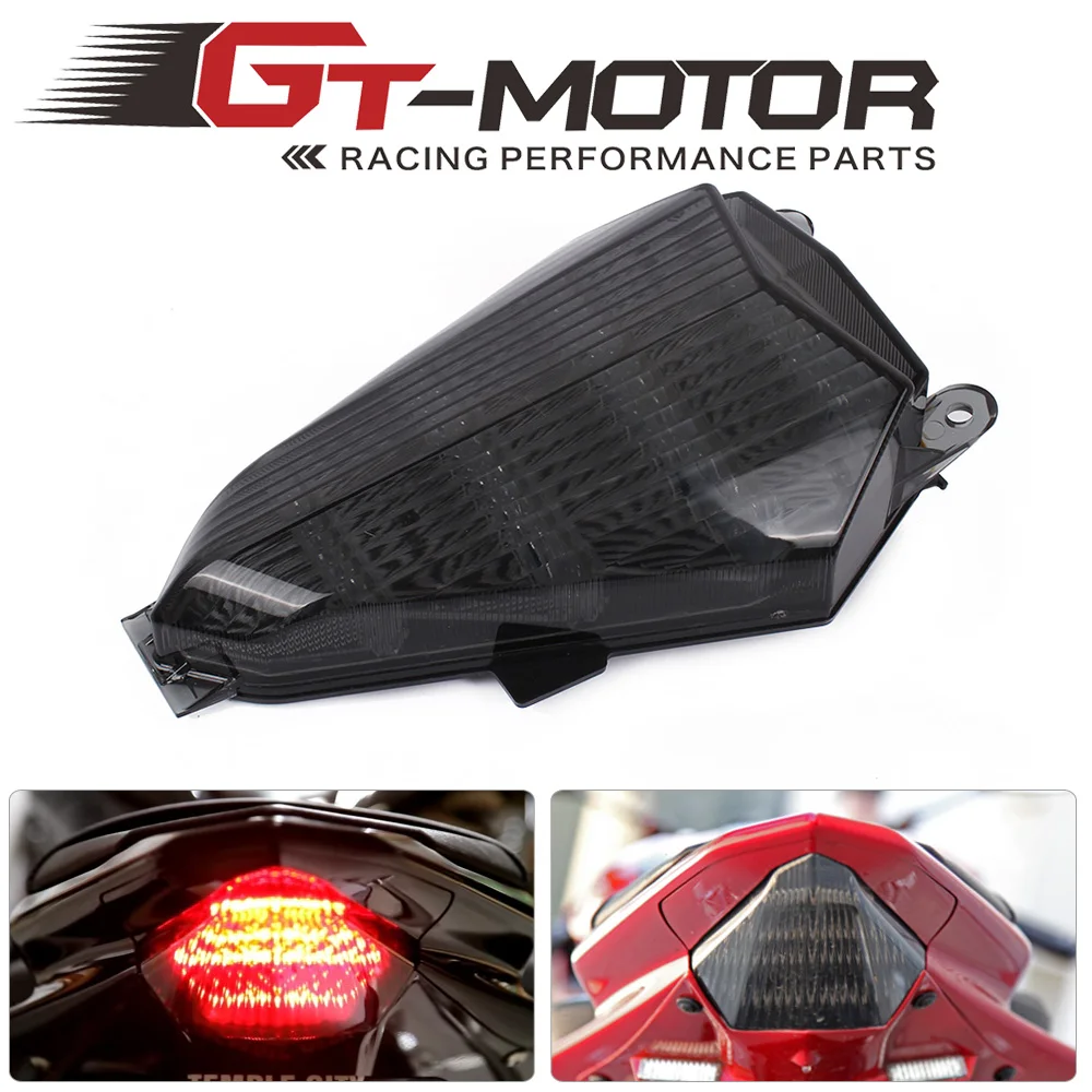 GT мотор-Мотоцикл Хвост стоп-сигнал поворот сигнал ходовой свет Дым Задний фонарь