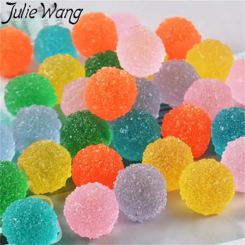 Julie Wang 20 шт. полимерные мягкие конфетные Подвески слизь желейные конфеты еда