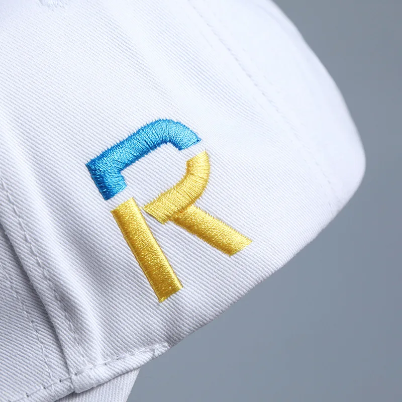 2019 модная новая вышитая буквами боковая Буква R кепка мужская и женская