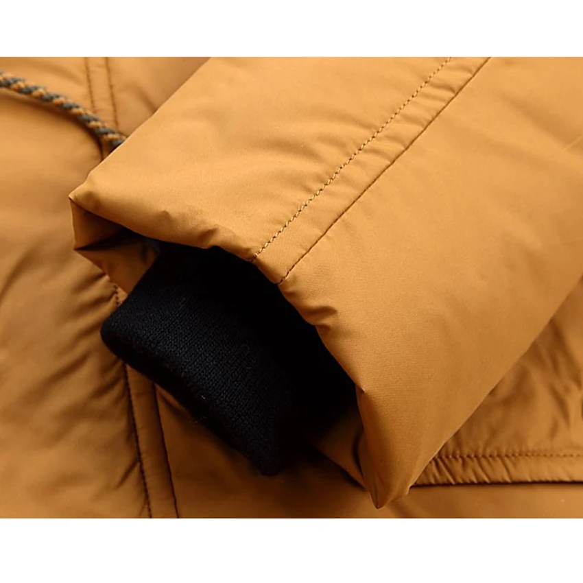 Зимняя мужская пуховая куртка 2018 новый стиль большой меховой воротник вниз