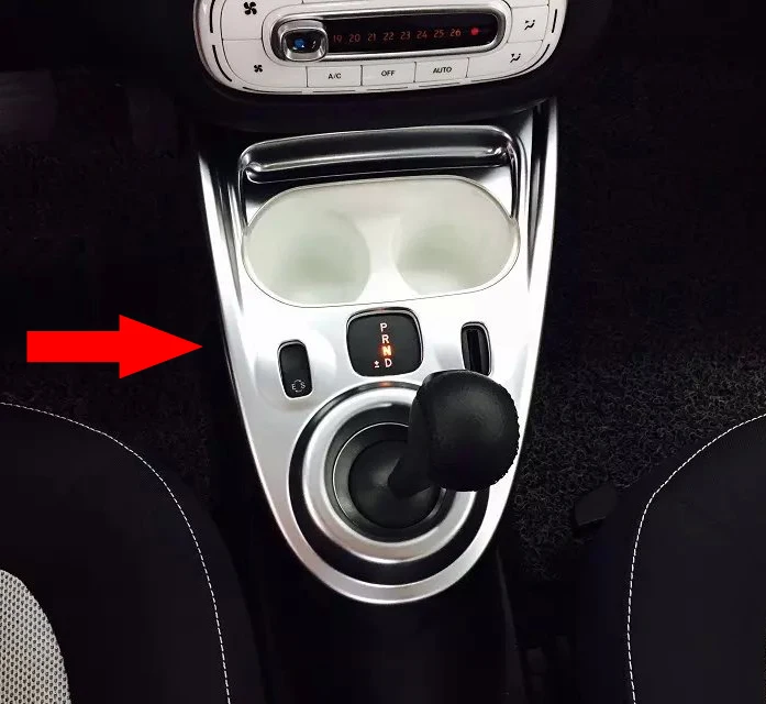 Для Benz Smart Fortwo 2014 2015 2016 2017 АБС-пластик жемчуг хромированный Внутренняя крышка