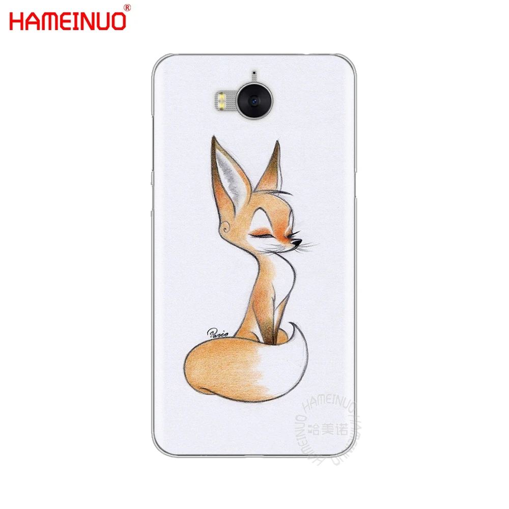 HAMEINUO fox cute lovely animal cell phone Cover Case for huawei honor 3C 4A 4X 4C 5X 7 8 Y6 Y5 2 II Y560 Y7 2017 | Мобильные