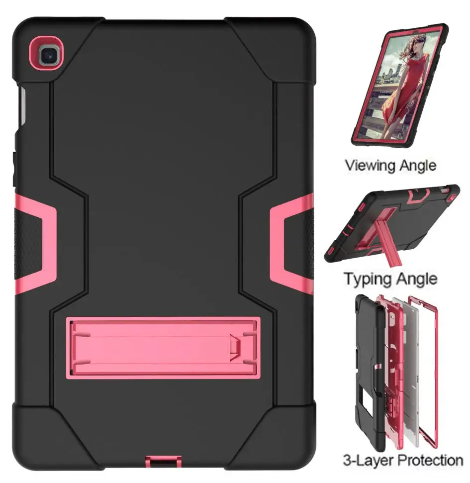 Shockproof Case for Samsung Galaxy Tab S5e 10.5 Case Cover T720 T725 SM-T720 SM-T725 Tablet Shell Funda Coque with Stand Holder - Цвет: I