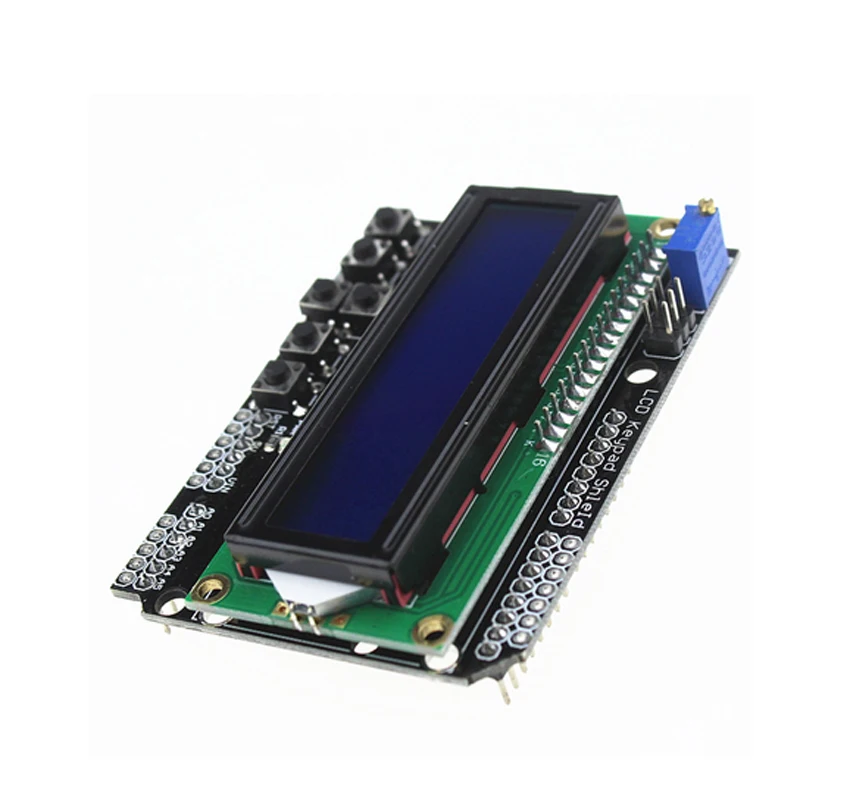 ЖК щит консоли ЖК-дисплей 1602 синий экран черный свет модуль для Arduino | Электроника