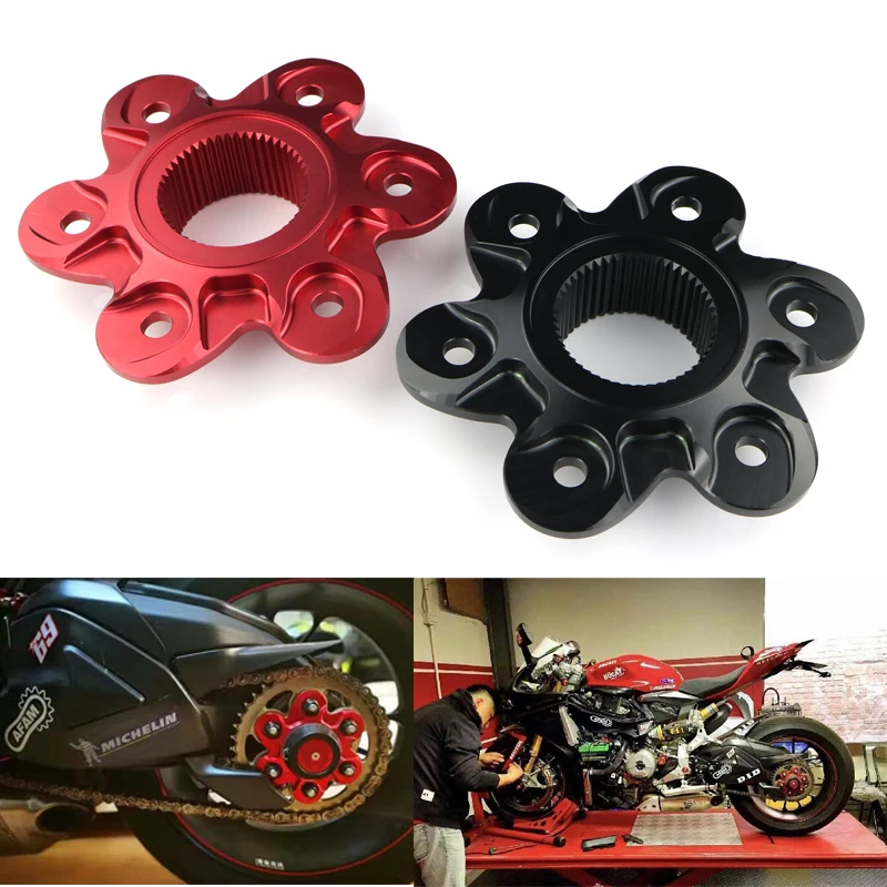 

CNC Billet Aluminum Sprocket Drive Flange Cover Fit For Ducati 1098 1198 1199 1299 Panigale 1098 1098S 1098R 1198/S