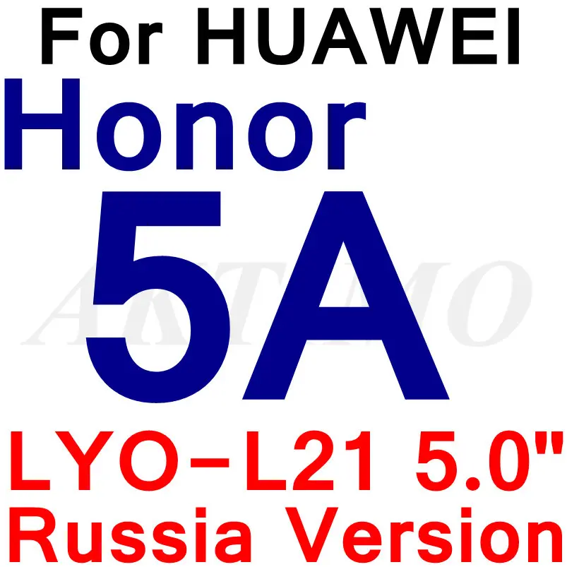 Honor 5A 9H 0,26 мм закаленное стекло для HUAWEI Honor 5A 5C 5X 4X Y5 II CUN-U29 Nova Young P8 P9 P10 Lite защитная пленка Sklo чехол - Цвет: Honor 5A