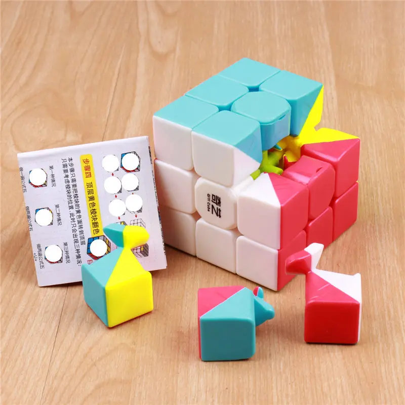 Qiyi warrior S 3x3x3 трехслойные магические кубики профессиональные соревнования