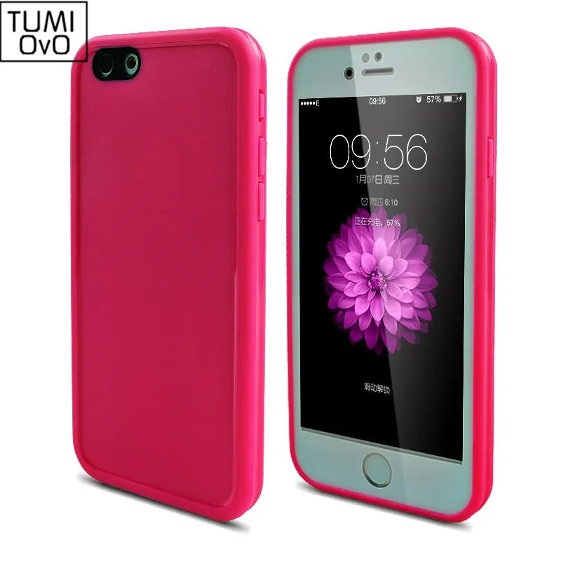 Мягкие силиконовые водонепроницаемые чехлы из ТПУ для iPhone 7 Роскошный чехол 5 5s 6