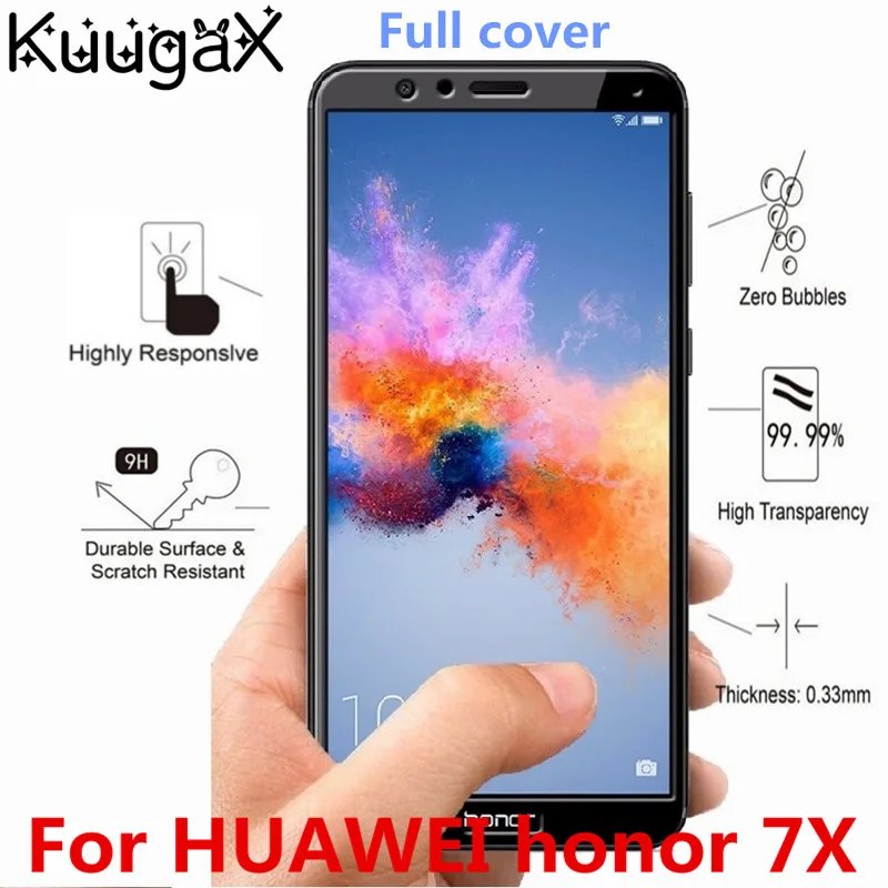 Защитная пленка для экрана закаленное стекло 9H 5 93 дюймов huawei honor 7x 7 X чехлы