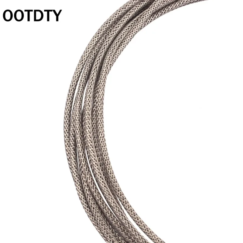 OOTDTY 1x провод с одним проводником плетеная Защитная ткань кабель для захвата
