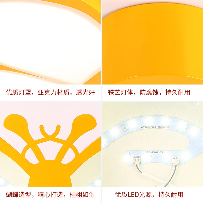 Современный потолочный светодиодный светильник для детской спальни креативный