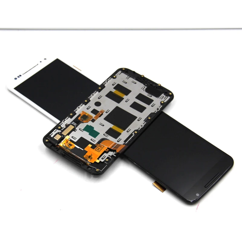 Черный Белый для Motorola Moto X2 Xt1092 Xt1095 Xt1097 ЖК-дисплей с сенсорным экраном дигитайзер в