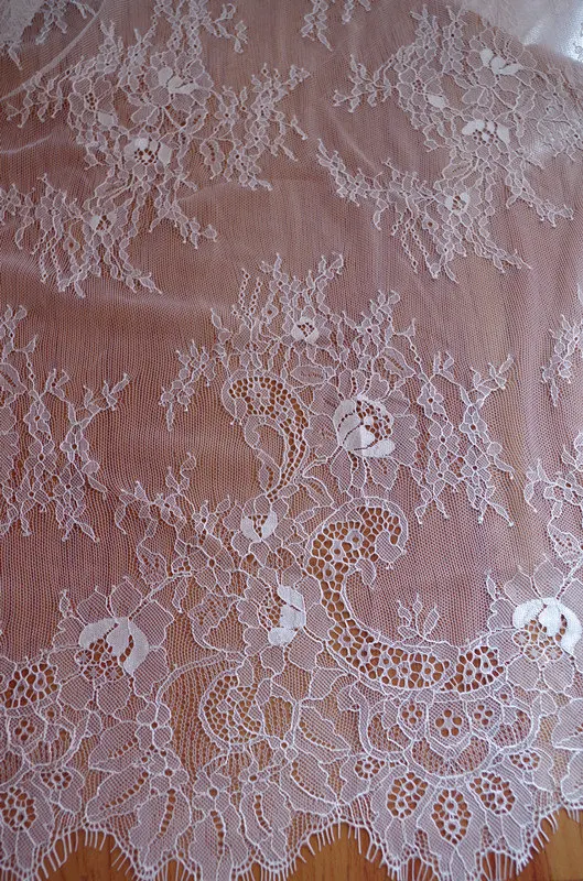 1 ярд Шантильи кружевной ткани свадебные кружева Кружева ретро Свадебная