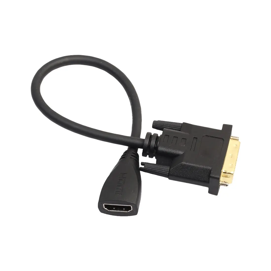 Кабель HDMI DVI 30 см Female to (24 + 1) кабель переходник с поддержкой 1080 P 3D 0 15 M/Black|hdmi dvi cable|dvi