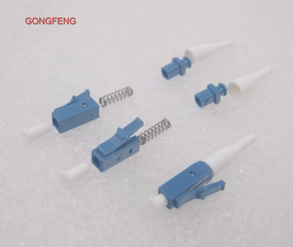 GONGFENG 200 шт. новый быстрый волоконно оптический коннектор части LC/PC 0.9 одножильный