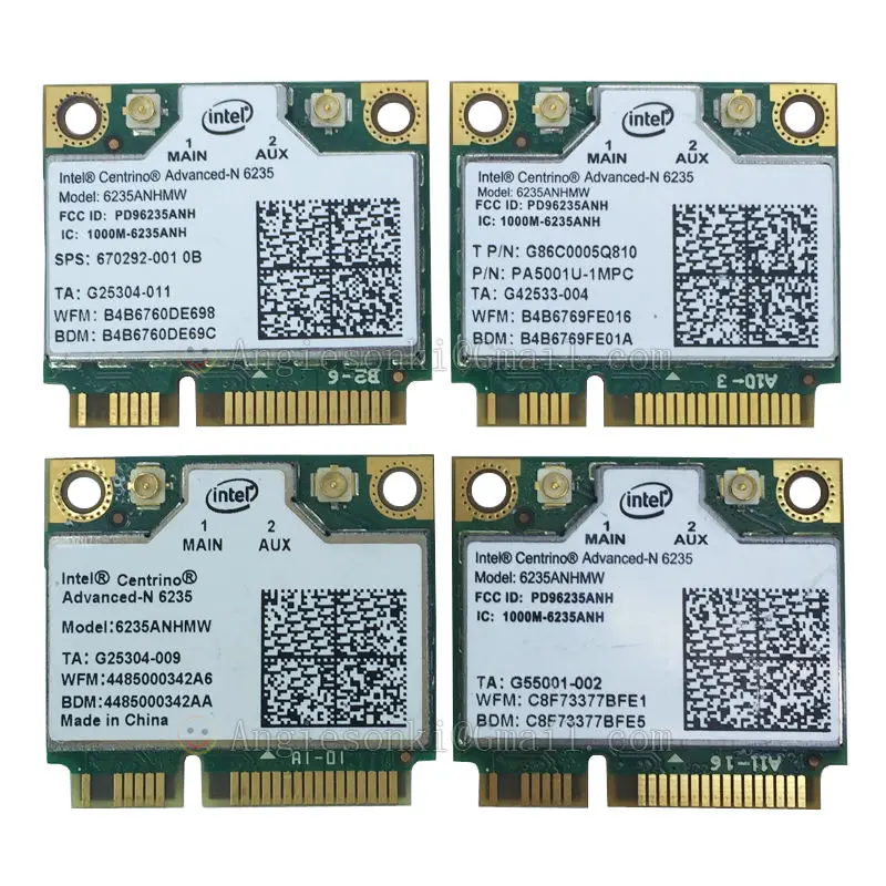 6235ANHMW 802.11n Беспроводная + BLUETOOTH 4 0 WiFi мини PCI-E карта 2 4/5 ГГц для intel centrino advanced-n 6235 WLAN |