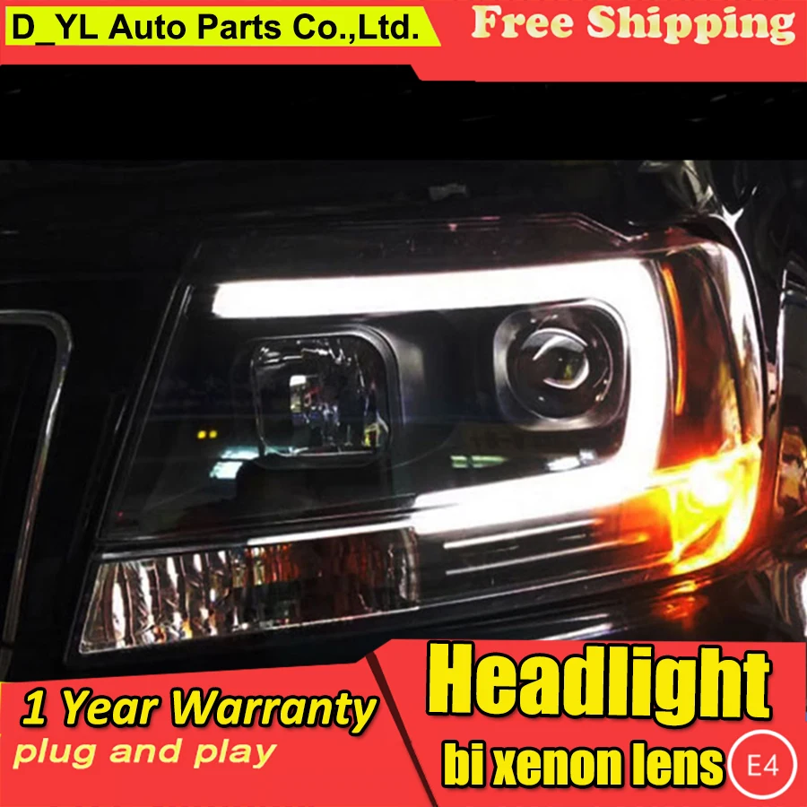 Автомобильная фара DY_L для фар Jeep Grand Cherokee 1999-2004 светодиодная DRL Hid биксеноновые