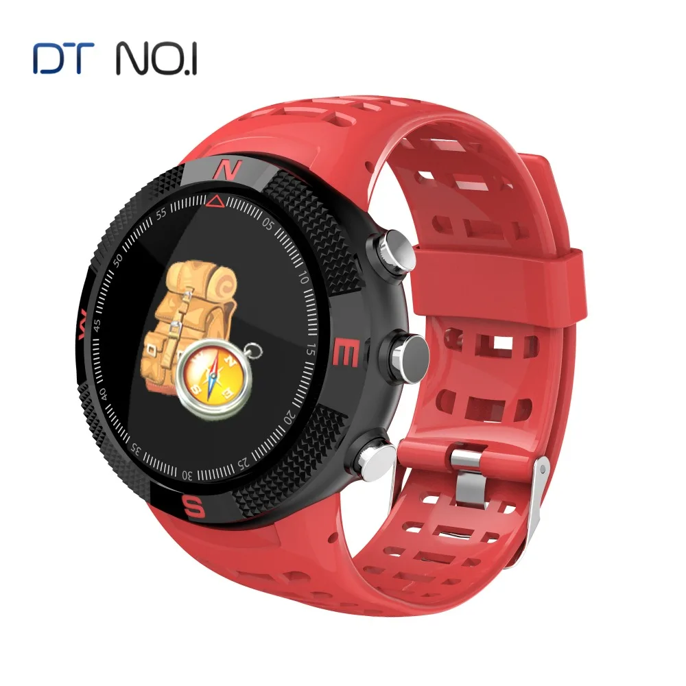№ 1 F18 gps ГЛОНАСС Smartwatch сердечного ритма спортивные часы браслет IP68 компас Bluetooth