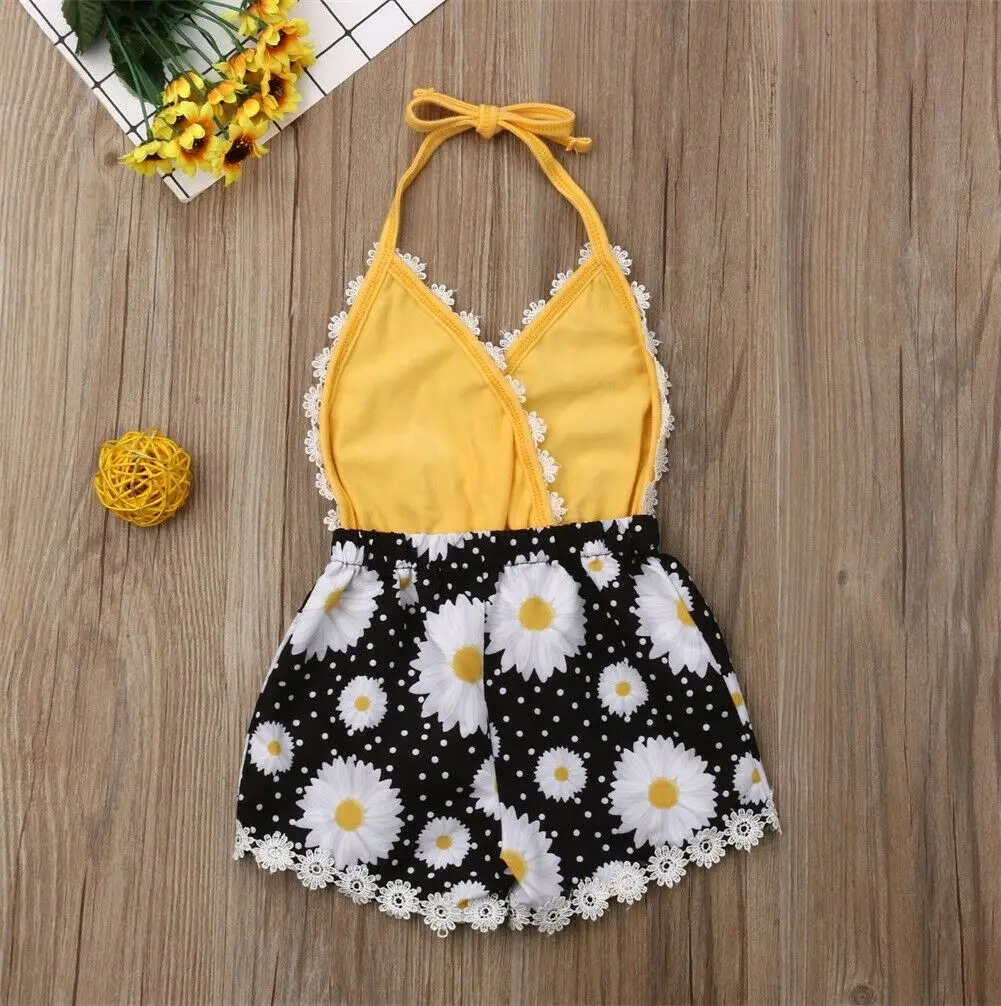 Детский летний комбинезон с кружевом в стиле пэчворк 2019|Сочетающаяся одежда для