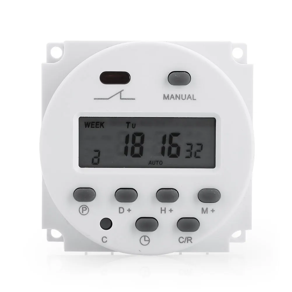 Outlet Timer Switch Digital Programmable Daily/Weekly Controlled Simultaneously Car Battery Automate Lights | Обустройство дома