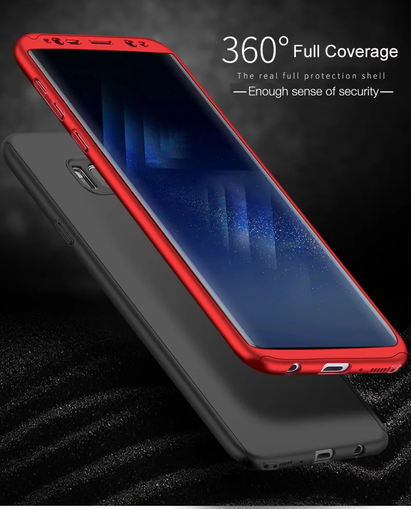 GXE Luxury 360 Full Protection Protective Cover Case For Samsung Galaxy Note 8 Note8 SM-N950 Moblie Phone Bag Cases Capa Coque |
