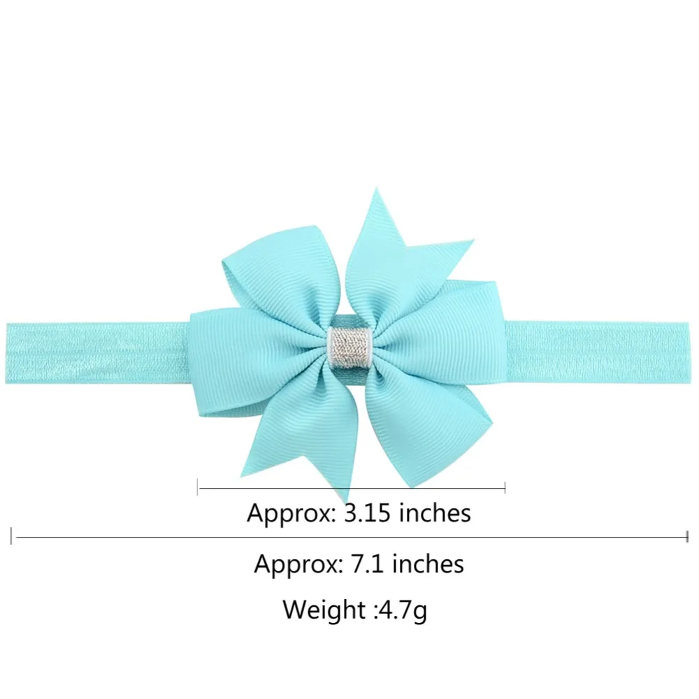 Ободок для волос однотонный с бантом 3 дюйма 20 шт./лот|accessories paint|accessories weaponsaccessories