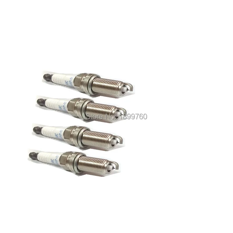 Набор из 4 платиновых свечей зажигания для Micra March Note Tiida X-Trail Cube Part # LZKAR6AP-11 22401-ED815 |