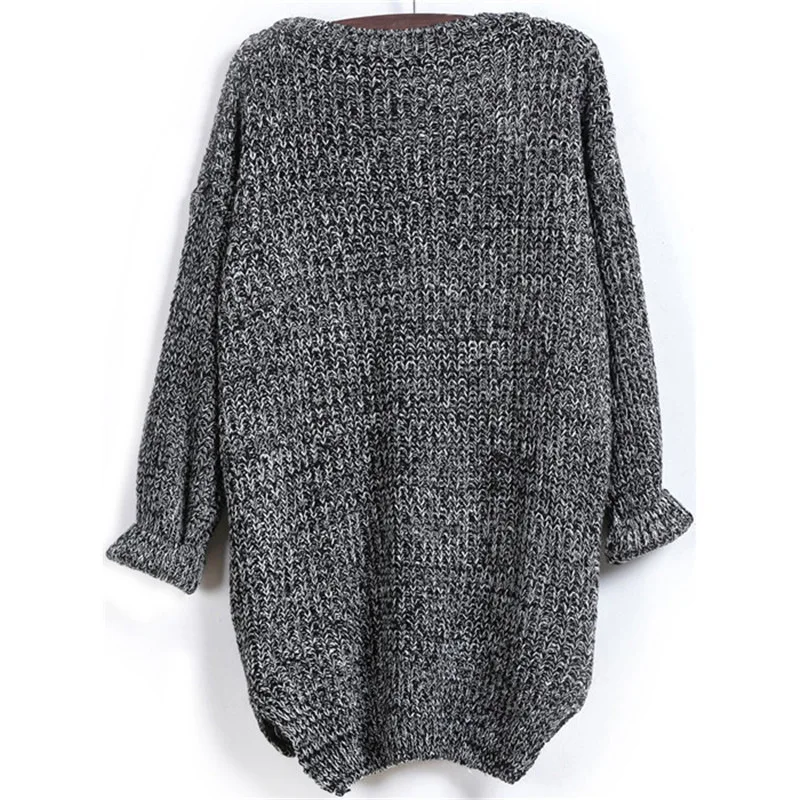 кофта лапша Один размер (M-XL) Разноцветные длинные свитера женские прижаться