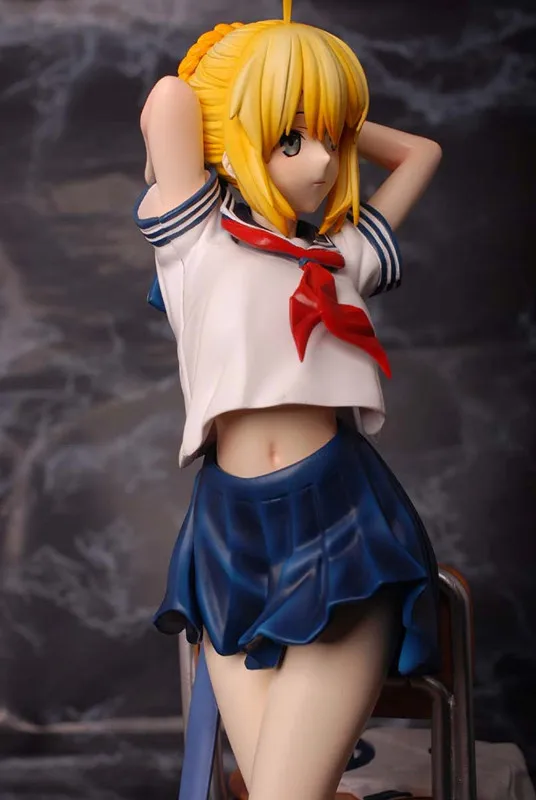 1/6 пикантные fate/stay night Saber фигурка девушки из аниме голая аниме-фигурка японский