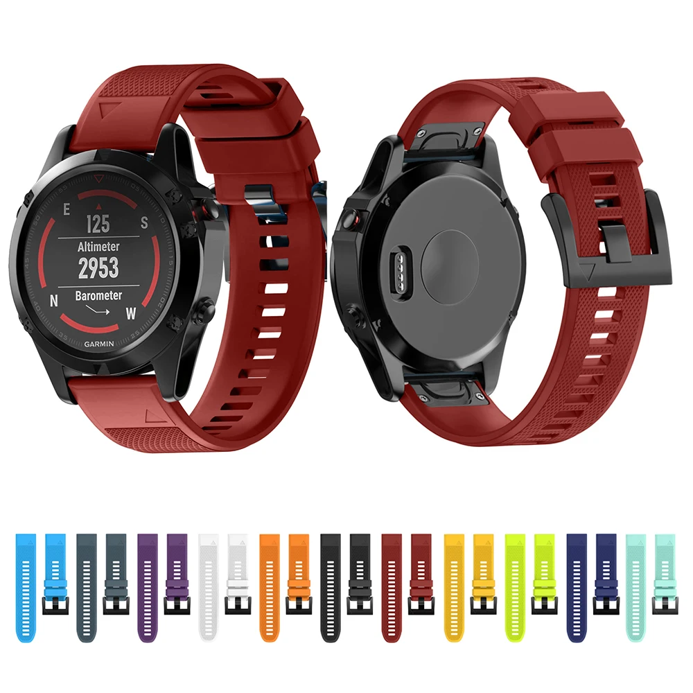 22 мм для Garmin Fenix 5 Forerunner935 ремешок часов спортивные Смарт часы чистый цвет легко