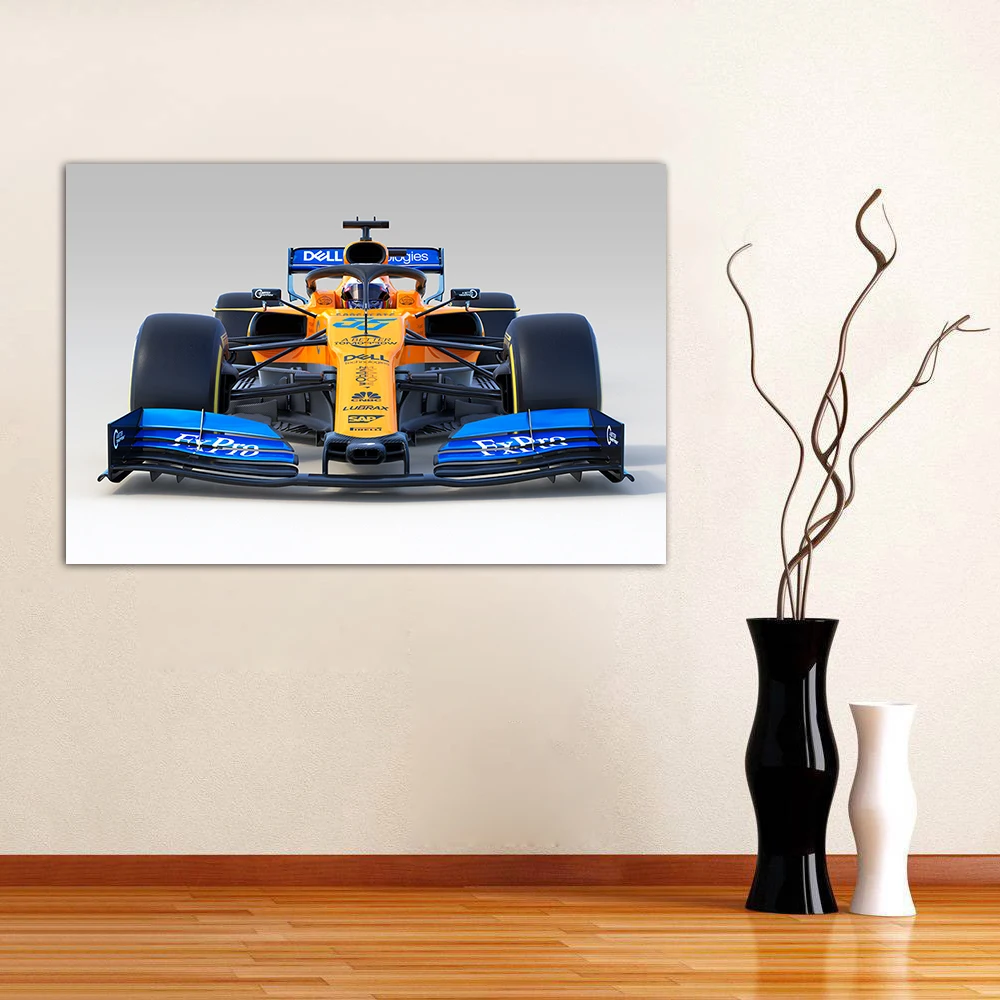 Mclaren MCL34 F1 постеры для гоночного автомобиля настенные художественные картины на
