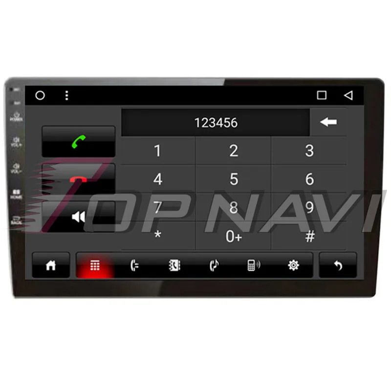 Авто GPS навигация для флип регулировки Универсальный Android 8 1 Topnavi автомобиль 10 2